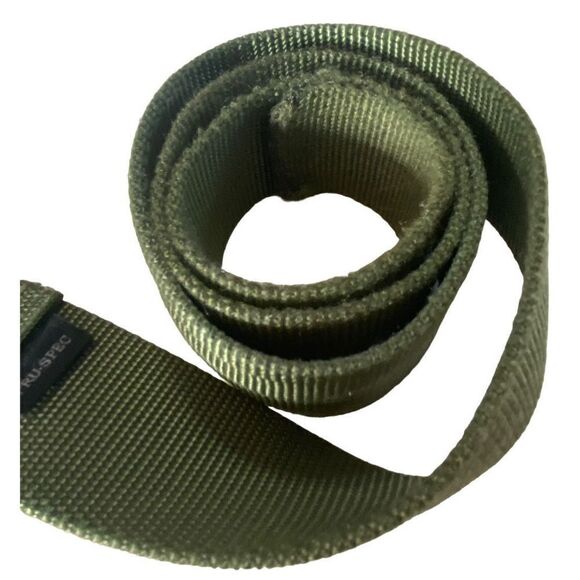 TRU-SPEC Green Nylon Heavy Duty Ranger/Operator Belt M Steel Buckle - Picture 6 of 11